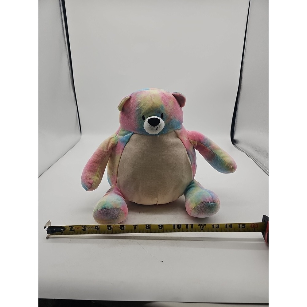 Animal Adventure Multicolor Stuffed Animal Toy Tie‎ Dye Bear 11"